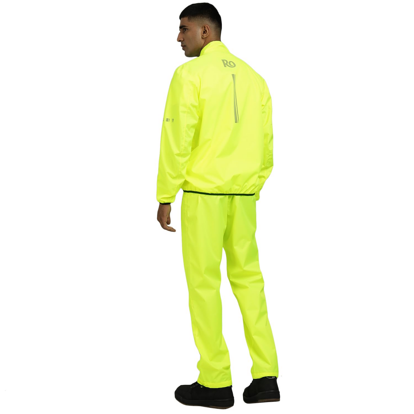 Royal Enfield Storm Shield Rain Jacket | Material: 100% Polyester | Elasticated cuffs for rain protection | Quick access waterproof pocket | 8000mm Water Resistant for Heavy Rains RJA250001 S