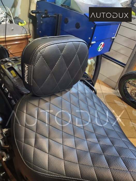 Autodux fit for Royal Enfield Shotgun 650 Custom Backrest Seat Gel Pad