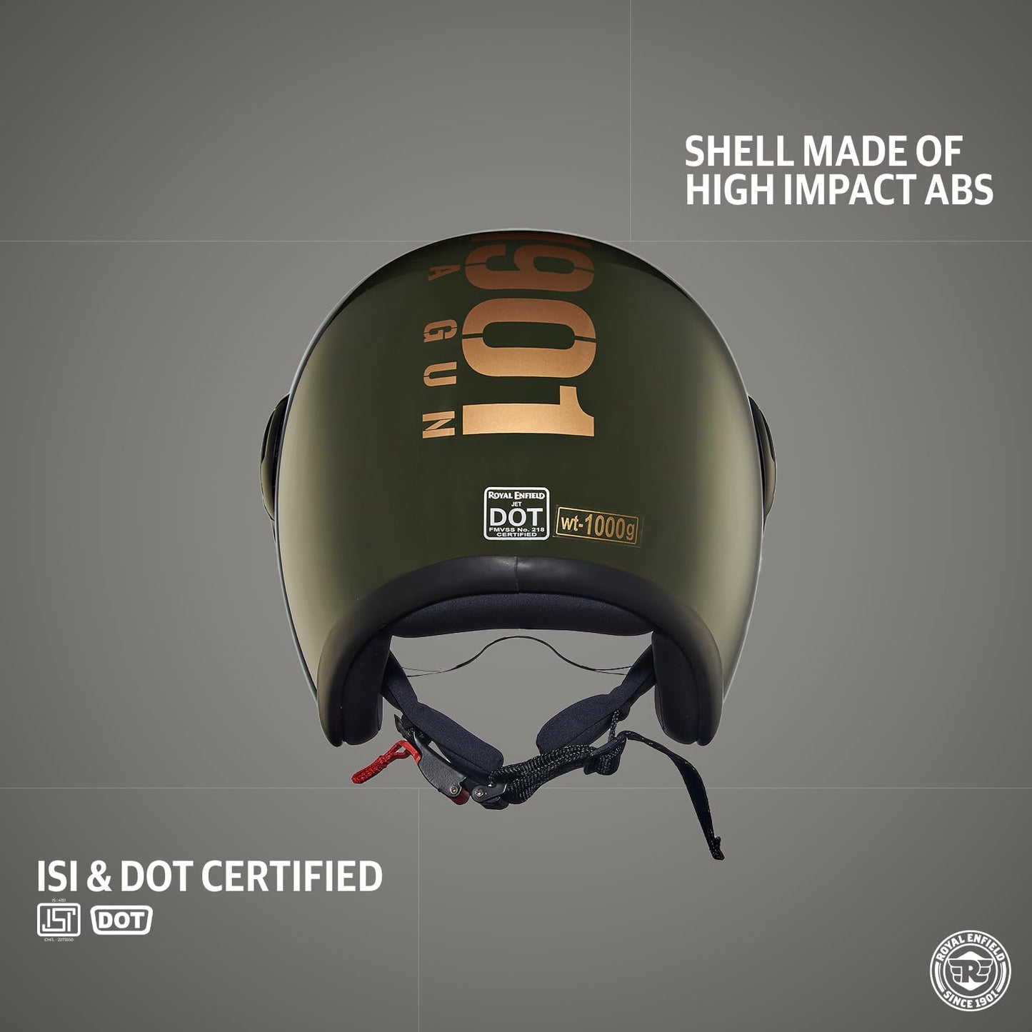 Royal Enfield Op MLG ISI & DOT Helmet