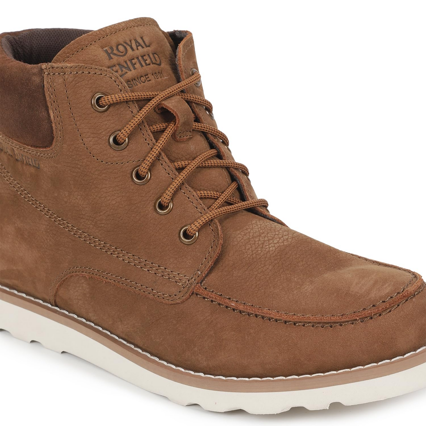 Royal Enfield Legend Boat Shoes Brown