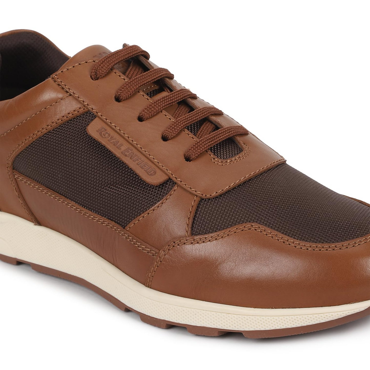 Royal Enfield Mens Thump Sneakers Brown