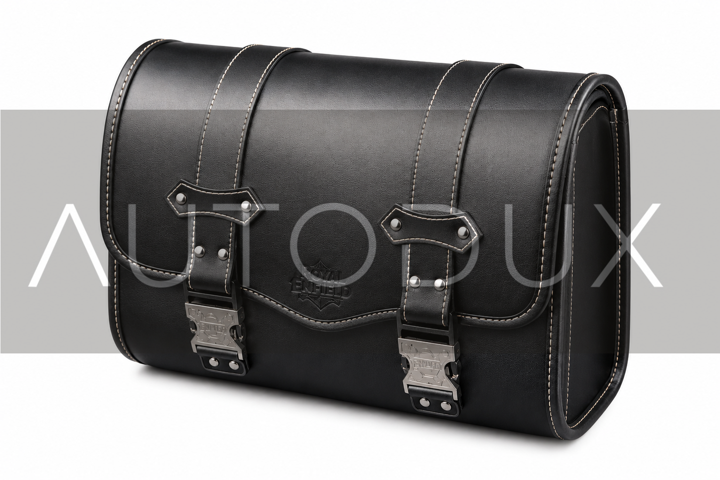 Autodux Fit For Royal Enfield Meteor 350 Black Saddle Bags