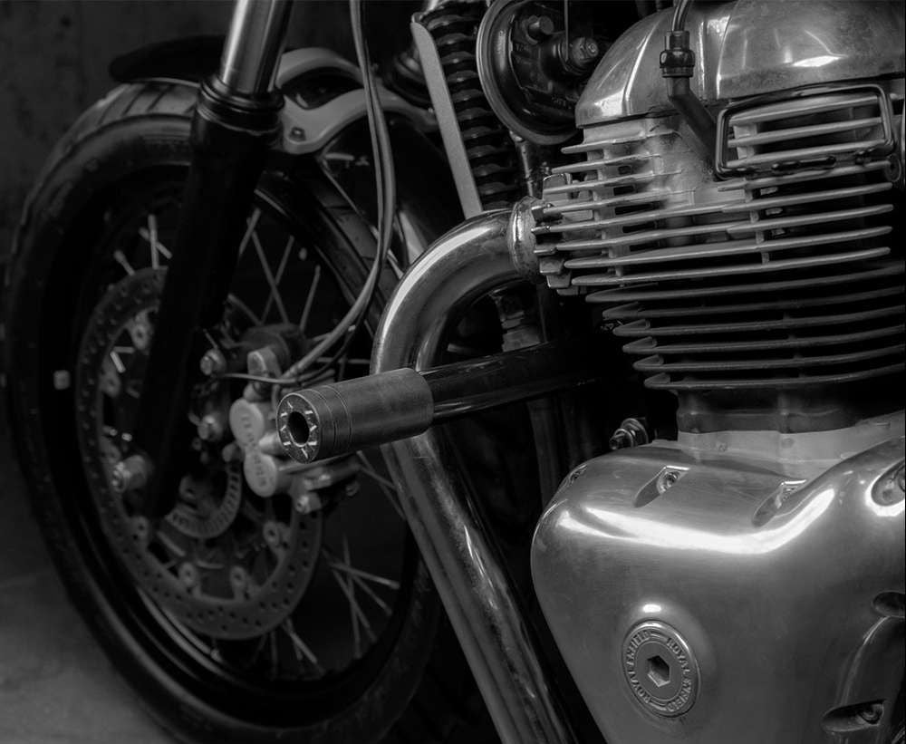 Autodux Fit For Royal Enfield GT Continental 650 Leg Guard Black