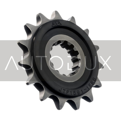 Autodux Fit For JT Sprockets JTF1591.15RB 15 Tooth Rubber Cushioned Front Countershaft Sprocket