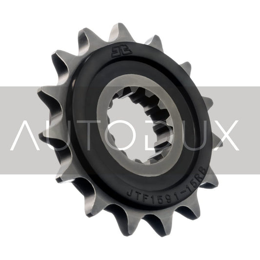 Autodux Fit For JT Sprockets JTF1591.15RB 15 Tooth Rubber Cushioned Front Countershaft Sprocket