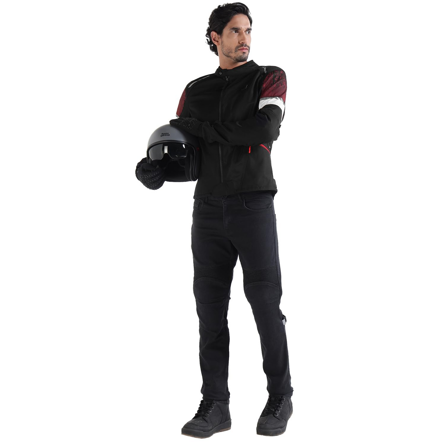 Royal Enfield STREETWIND ECO 3 RIDING JACKET (Size: XL) - JRA250004-RED