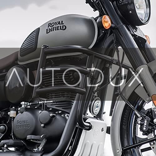 Autodux Fit for Royal Enfield Bullet Classic & Meteor 350 Heavy-Duty Airfly Engine Guard Compatible with Classic Reborn Models