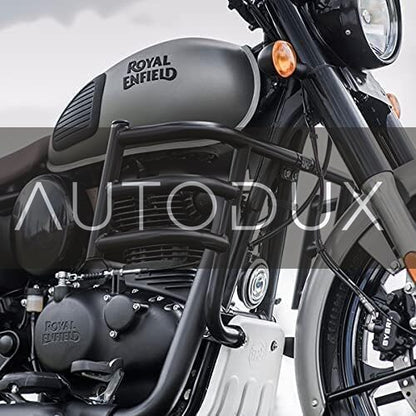 Autodux Fit for Royal Enfield Bullet Classic & Meteor 350 Heavy-Duty Airfly Engine Guard Compatible with Classic Reborn Models