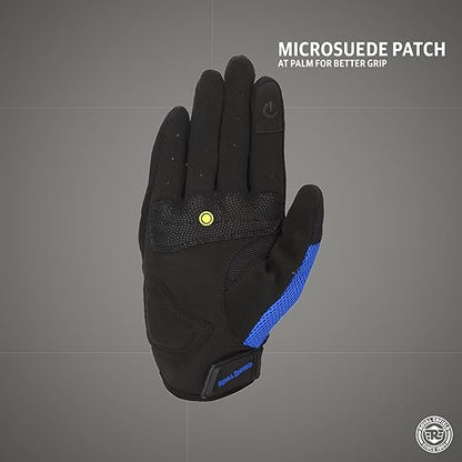 Autodux RE Rambler V3 Riding Gloves Olive,Black,BLue TPR Knuckle Protectors