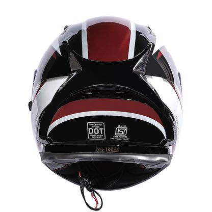 Royal Enfield Speedx FF Avd Id Abs Gl ISI and DOT Certified Riding Helmet Maroon (L) 60 with High Impact Grade Thermoplastic for Superior Impact Protection and Durability