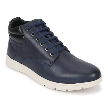 Royal Enfield Clasic Leather MIDANKLE Shoes Dark Blue