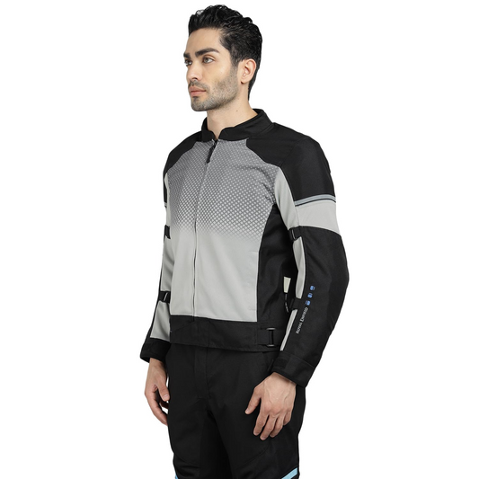 Royal Enfield HIGH STREET ECO RIDING JACKET (Size: 2XL) - JRS250002-LIGHT GREY