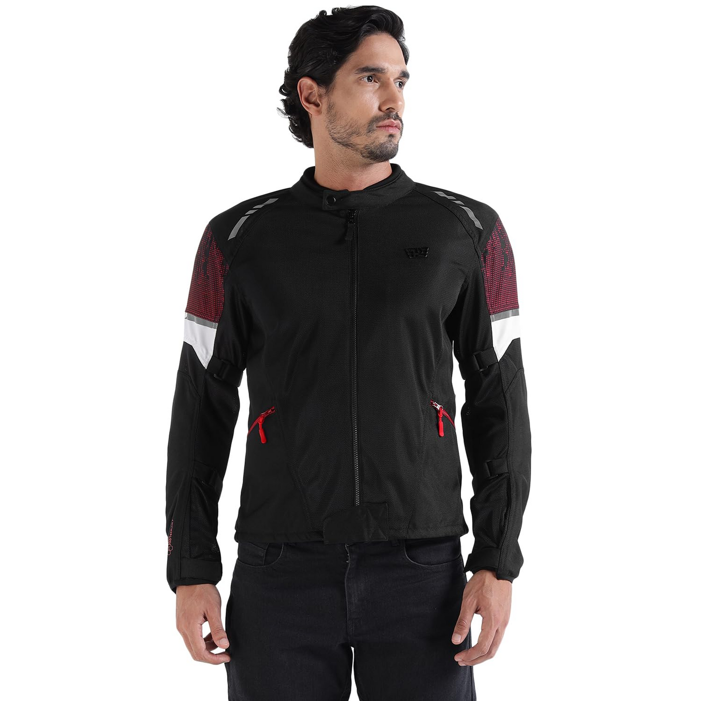Royal Enfield STREETWIND ECO 3 RIDING JACKET (Size: XL) - JRA250004-RED