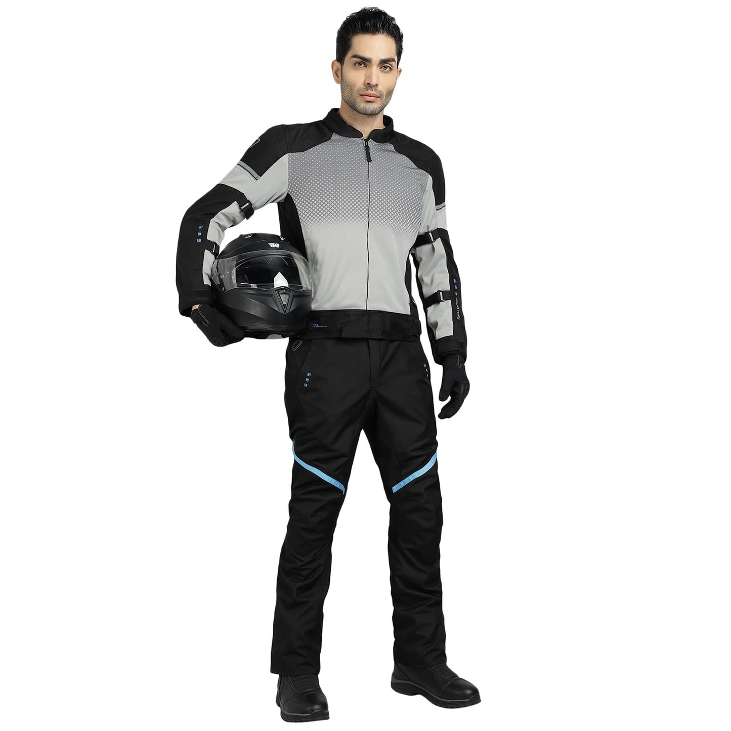 Royal Enfield HIGH STREET ECO RIDING JACKET (Size: 2XL) - JRS250002-LIGHT GREY