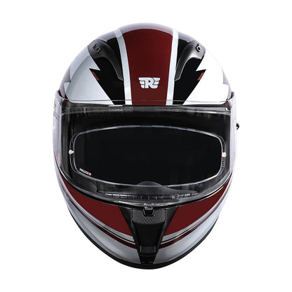 Royal Enfield Speedx FF Avd Id Abs Gl ISI and DOT Certified Riding Helmet Maroon (L) 60 with High Impact Grade Thermoplastic for Superior Impact Protection and Durability