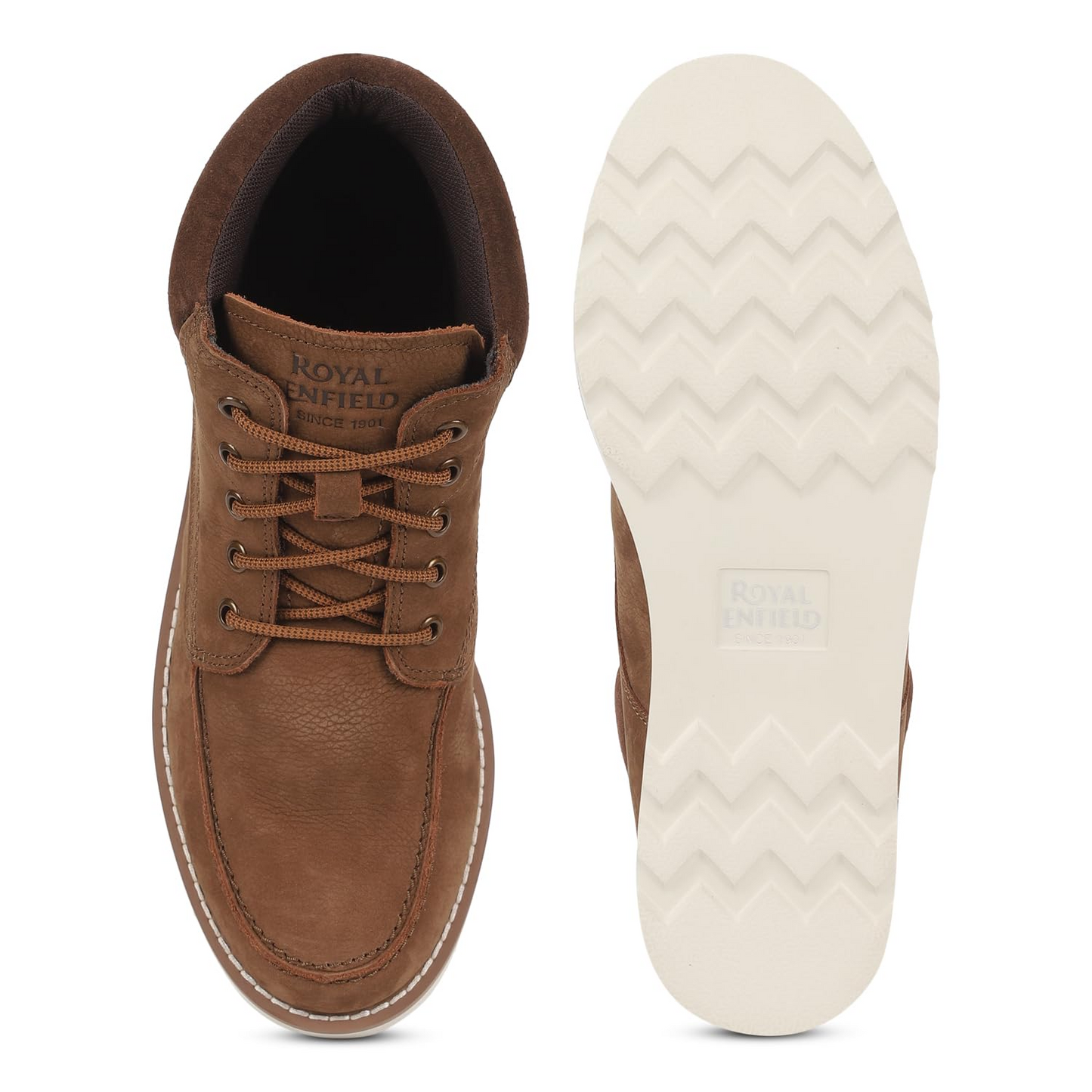 Royal Enfield Legend Boat Shoes Brown