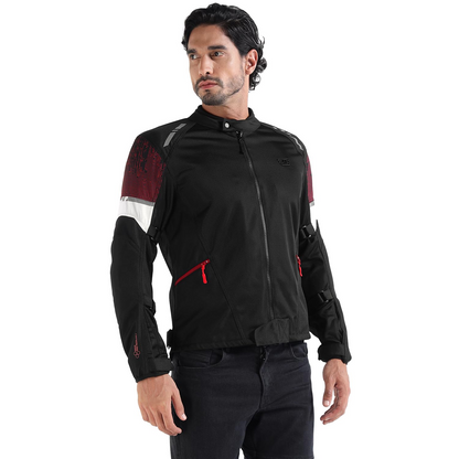 Royal Enfield STREETWIND ECO 3 RIDING JACKET (Size: XL) - JRA250004-RED
