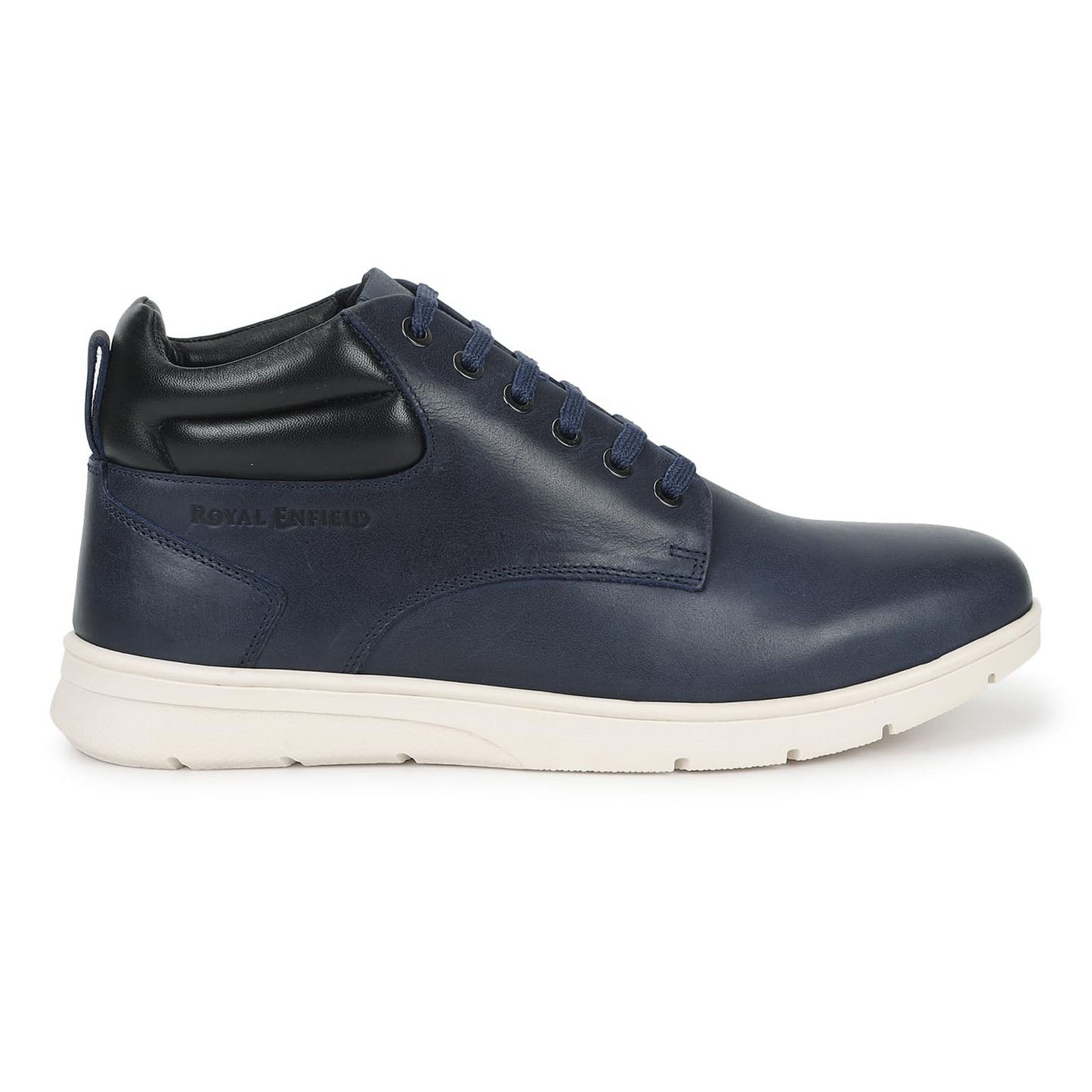 Royal Enfield Clasic Leather MIDANKLE Shoes Dark Blue