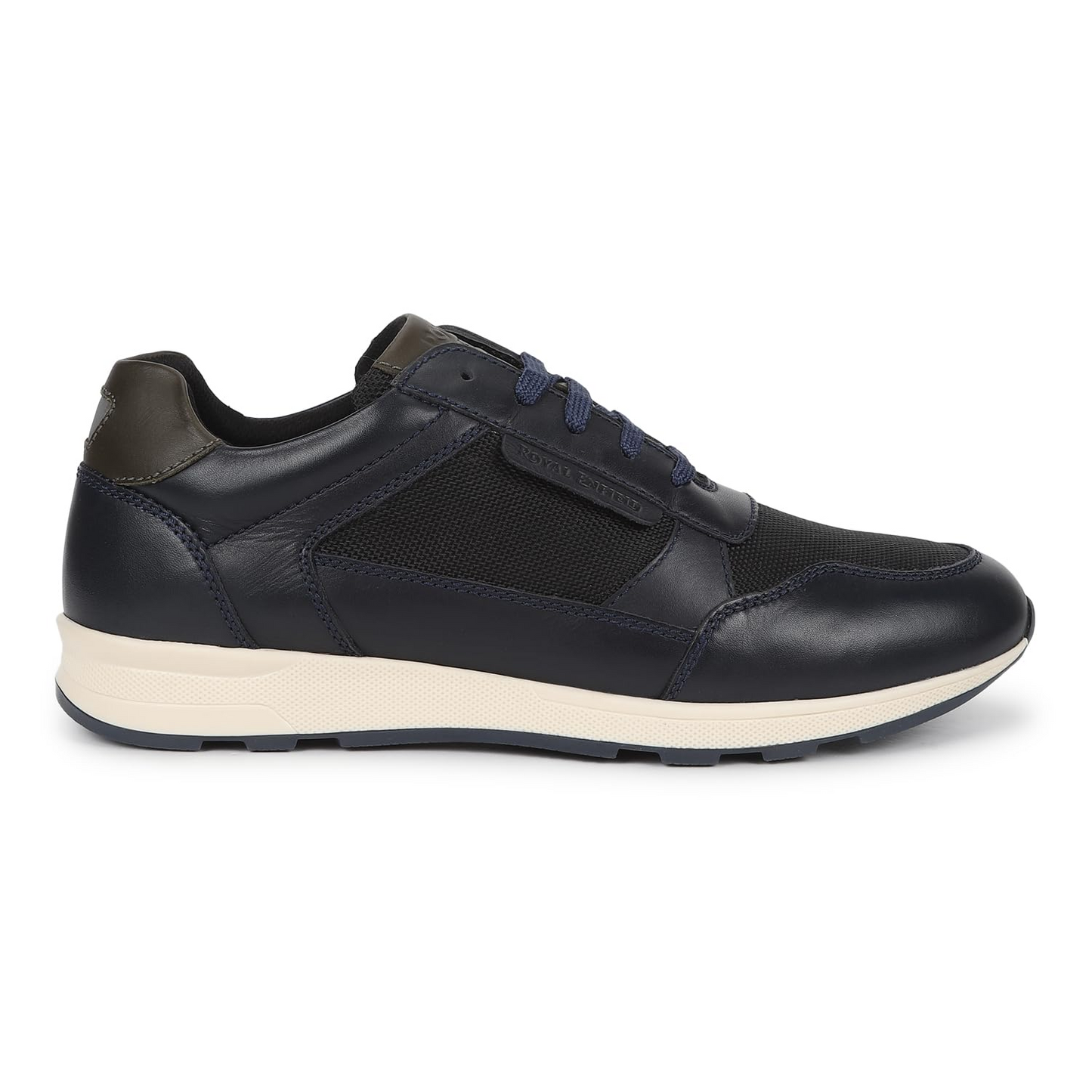 Royal Enfield Mens Thump Sneakers Dark Blue