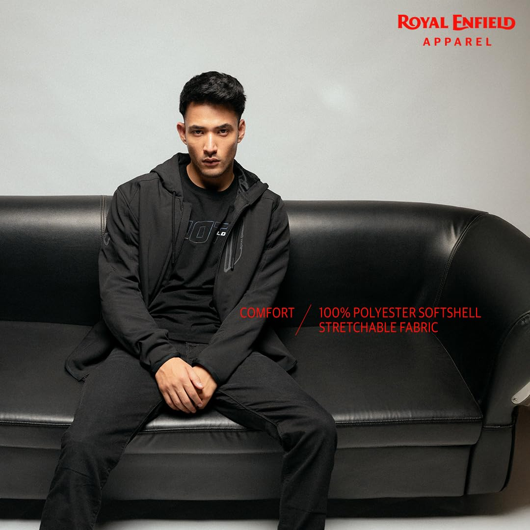 ROYAL ENFIELD URBANITE RIDING JACKET CUM CASUAL JACKET CUM SWEATSHIRT|CE level 2 armours at Shoulders & Elbows CE level 2 armour at back|Riding jacket...