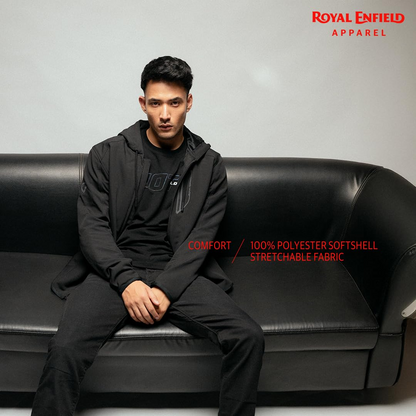 ROYAL ENFIELD URBANITE RIDING JACKET CUM CASUAL JACKET CUM SWEATSHIRT|CE level 2 armours at Shoulders & Elbows CE level 2 armour at back|Riding jacket...