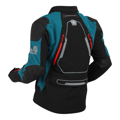 ROYAL ENFIELD ADVENTURER XT RIDING JACKET | Superfabric: High abrasion resistance | Waterproof & Detachable Winter/Thermal liner | Level 2 Protectors