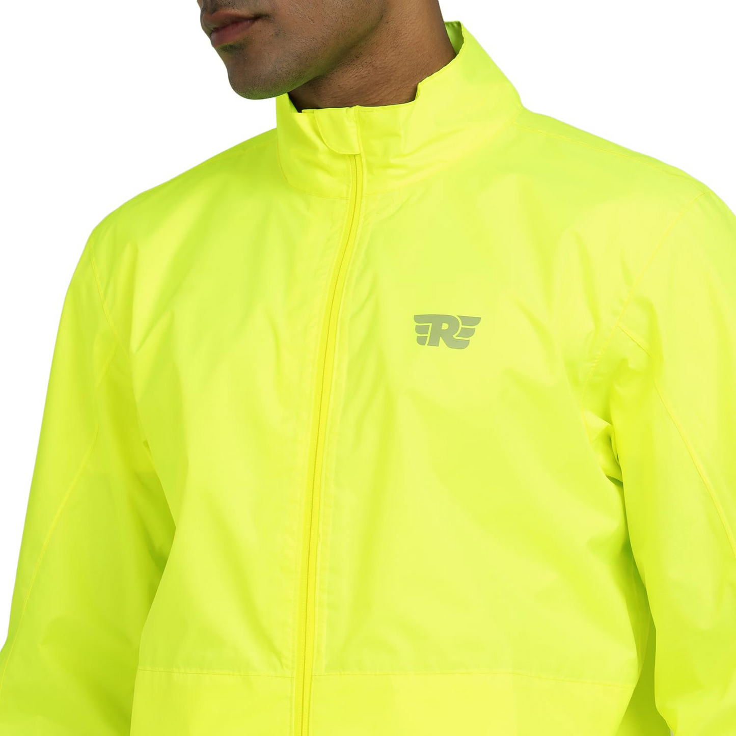 Royal Enfield Storm Shield Rain Jacket | Material: 100% Polyester | Elasticated cuffs for rain protection | Quick access waterproof pocket | 8000mm Water Resistant for Heavy Rains RJA250001 S