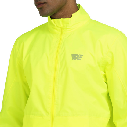 Royal Enfield Storm Shield Rain Jacket | Material: 100% Polyester | Elasticated cuffs for rain protection | Quick access waterproof pocket | 8000mm Water Resistant for Heavy Rains RJA250001 S