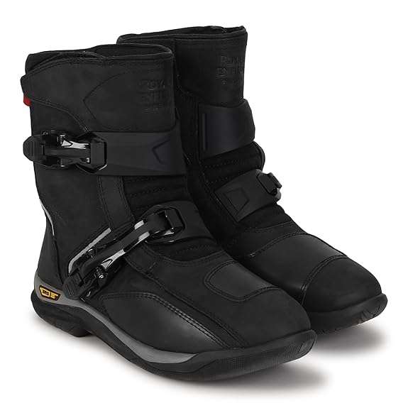 Royal Enfield Wanderer Black Riding Boots