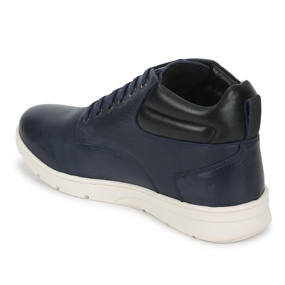 Royal Enfield Clasic Leather MIDANKLE Shoes Dark Blue