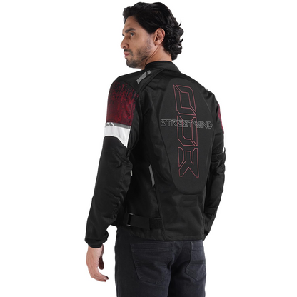 Royal Enfield STREETWIND ECO 3 RIDING JACKET (Size: XL) - JRA250004-RED