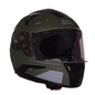 ROYAL ENFIELD AIR-X 1901 Full Face Helmet | Certification: ISI & DOT | High Impact Grade ABS Shell |Multipore Ventilation System | Aerodynamic Design with Aggressive Styling | Battle Green (M) 58 CM