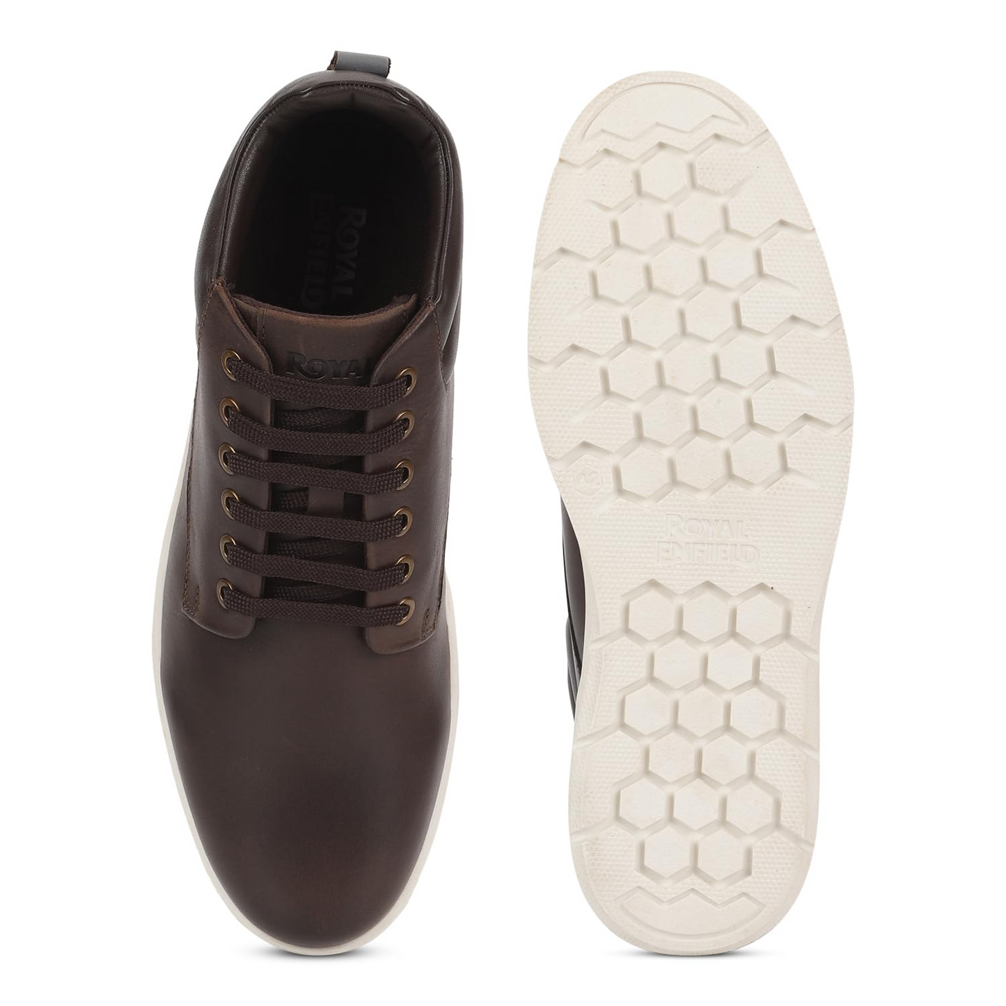Royal enfield CLASIC LEATHER MIDANKLE SHOES DARK BROWN
