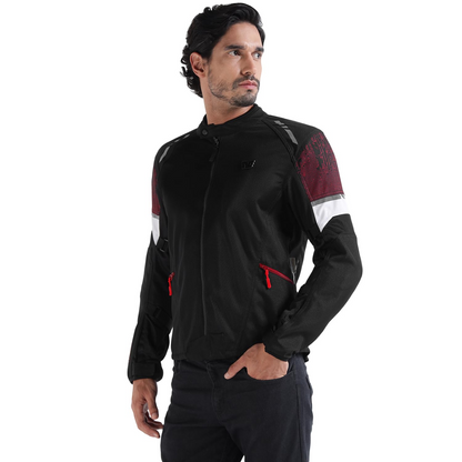 Royal Enfield STREETWIND ECO 3 RIDING JACKET (Size: XL) - JRA250004-RED