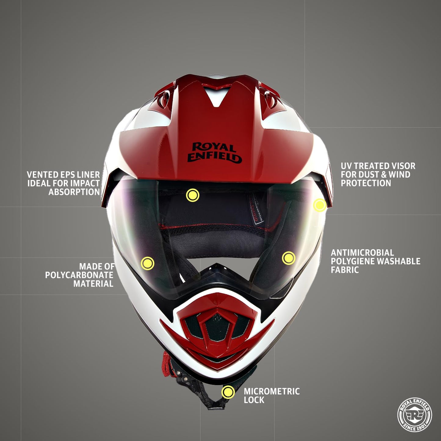 Royal Enfield Ds Escapade ISI & DOT Helmet