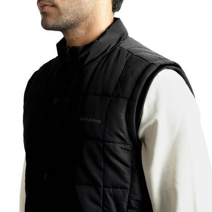 Royal Enfield MENS MALIBU JACKET (Size : XL)-JKA240018-BLACK