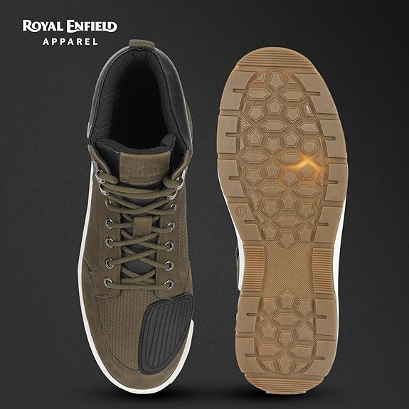 Royal Enfield City Cruising Olive Boots