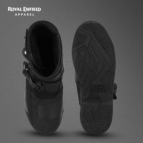 Royal Enfield Wanderer Black Riding Boots