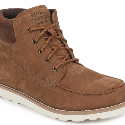 Royal Enfield Legend Boat Shoes Brown