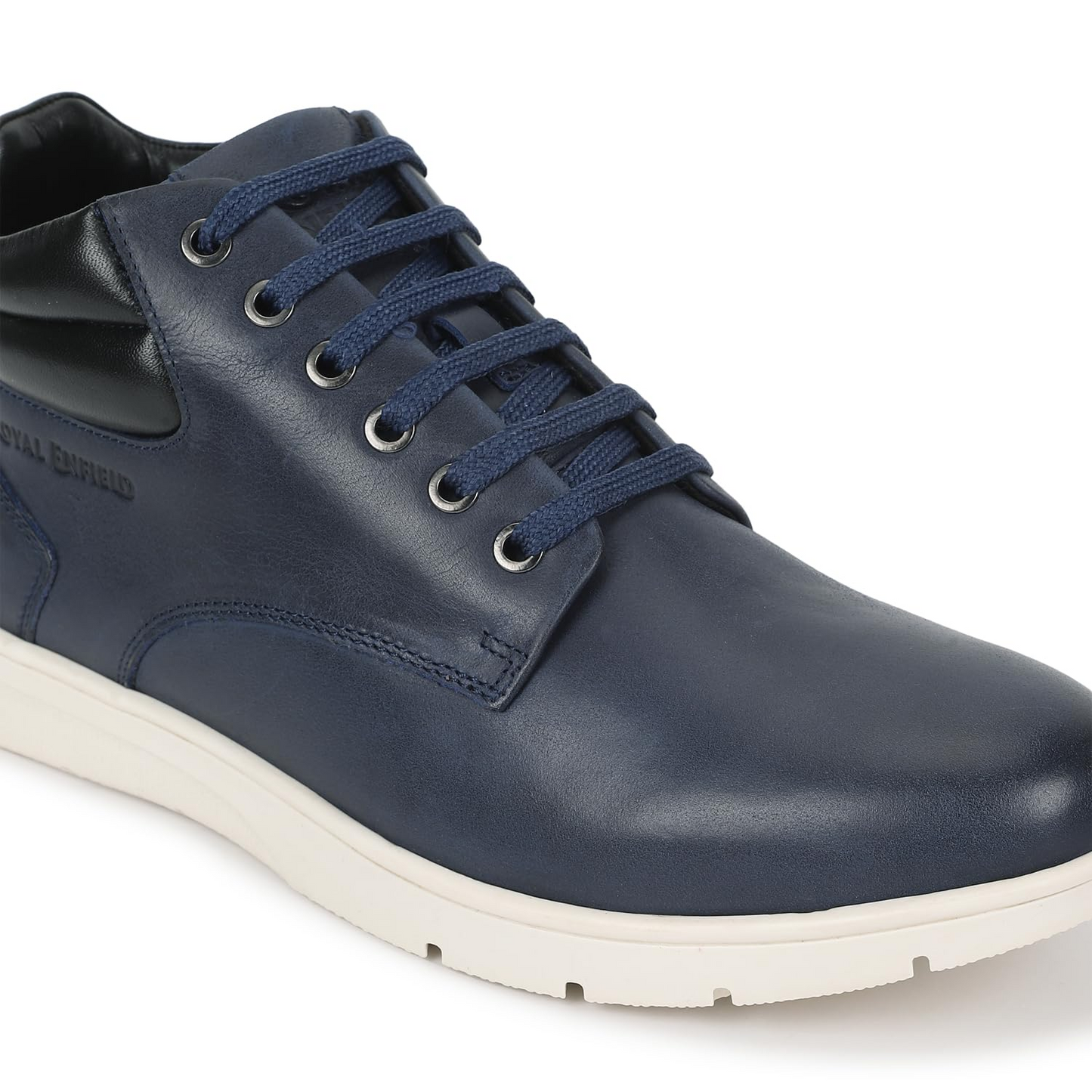 Royal Enfield Clasic Leather MIDANKLE Shoes Dark Blue