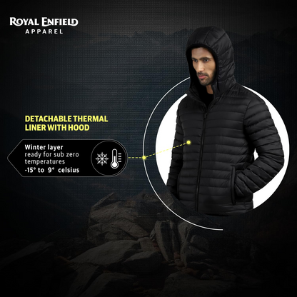 ROYAL ENFIELD ADVENTURER XT RIDING JACKET | Superfabric: High abrasion resistance | Waterproof & Detachable Winter/Thermal liner | Level 2 Protectors