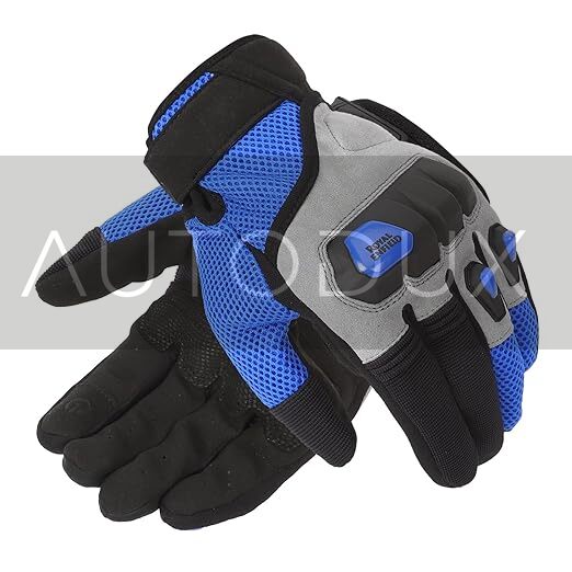 Autodux RE Rambler V3 Riding Gloves Olive,Black,BLue TPR Knuckle Protectors