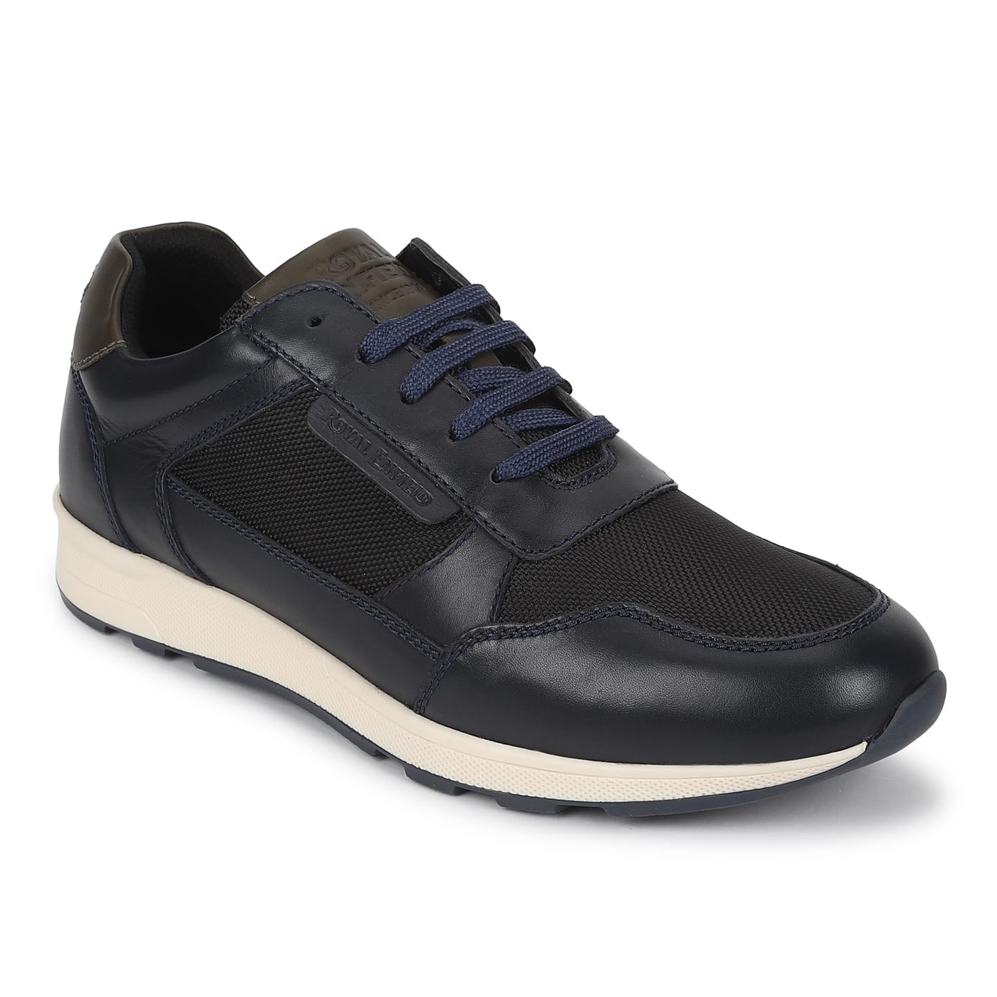 Royal Enfield Mens Thump Sneakers Dark Blue