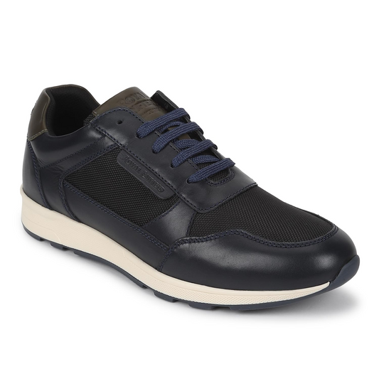 Royal Enfield Mens Thump Sneakers Dark Blue