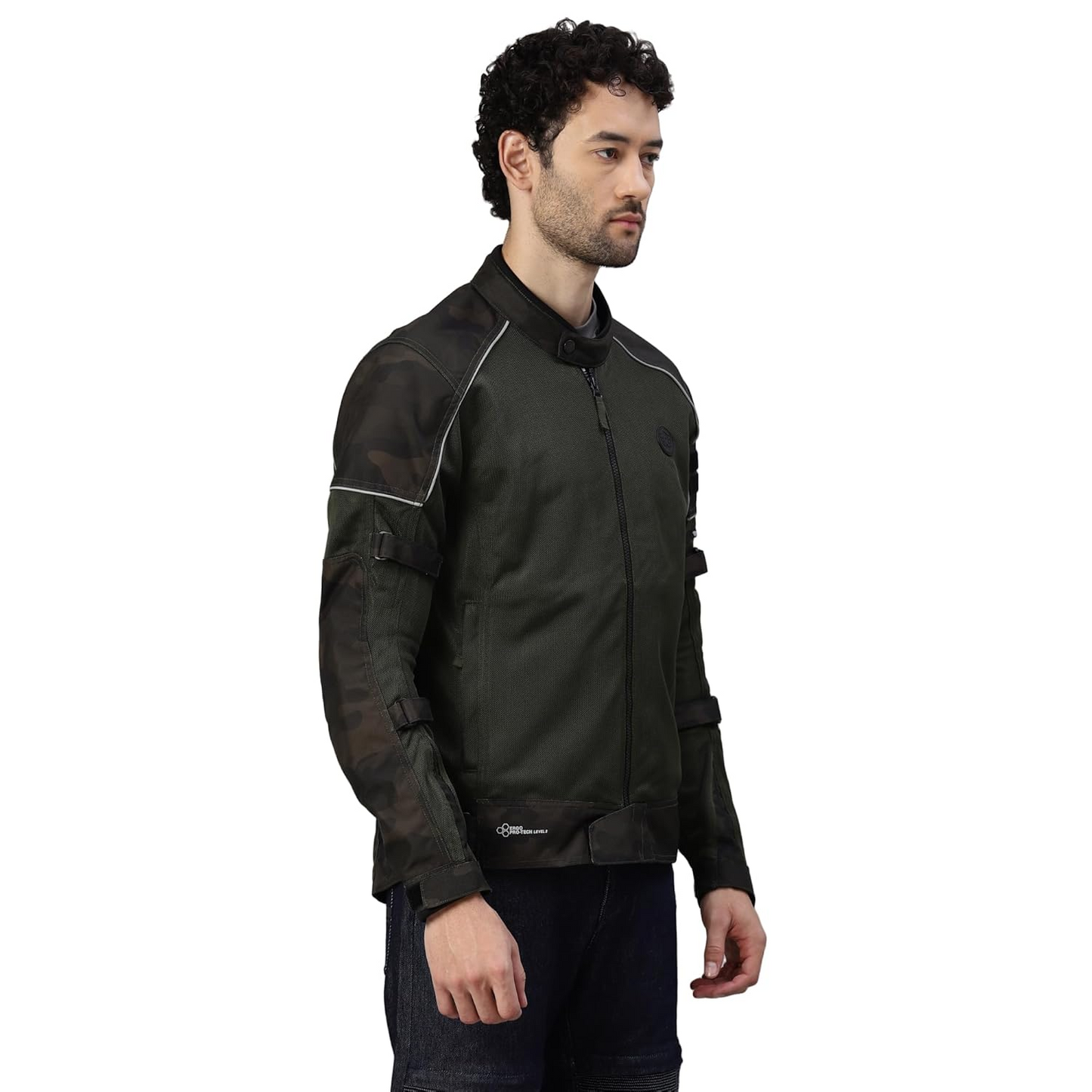 Royal Enfield Men Polyester Standard Length Streetwind V3 Riding Jacket Olive (L) 42 Protectors At Shoulder & Elbow & Pocket For Back Protectors That Can Be Upgraded Ergo Pro-Tech Ce Level 2 Armours