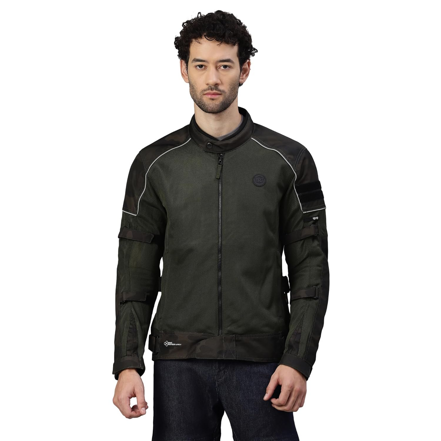 Royal Enfield Men Polyester Standard Length Streetwind V3 Riding Jacket Olive (L) 42 Protectors At Shoulder & Elbow & Pocket For Back Protectors That Can Be Upgraded Ergo Pro-Tech Ce Level 2 Armours