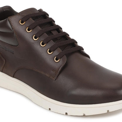 Royal enfield CLASIC LEATHER MIDANKLE SHOES DARK BROWN