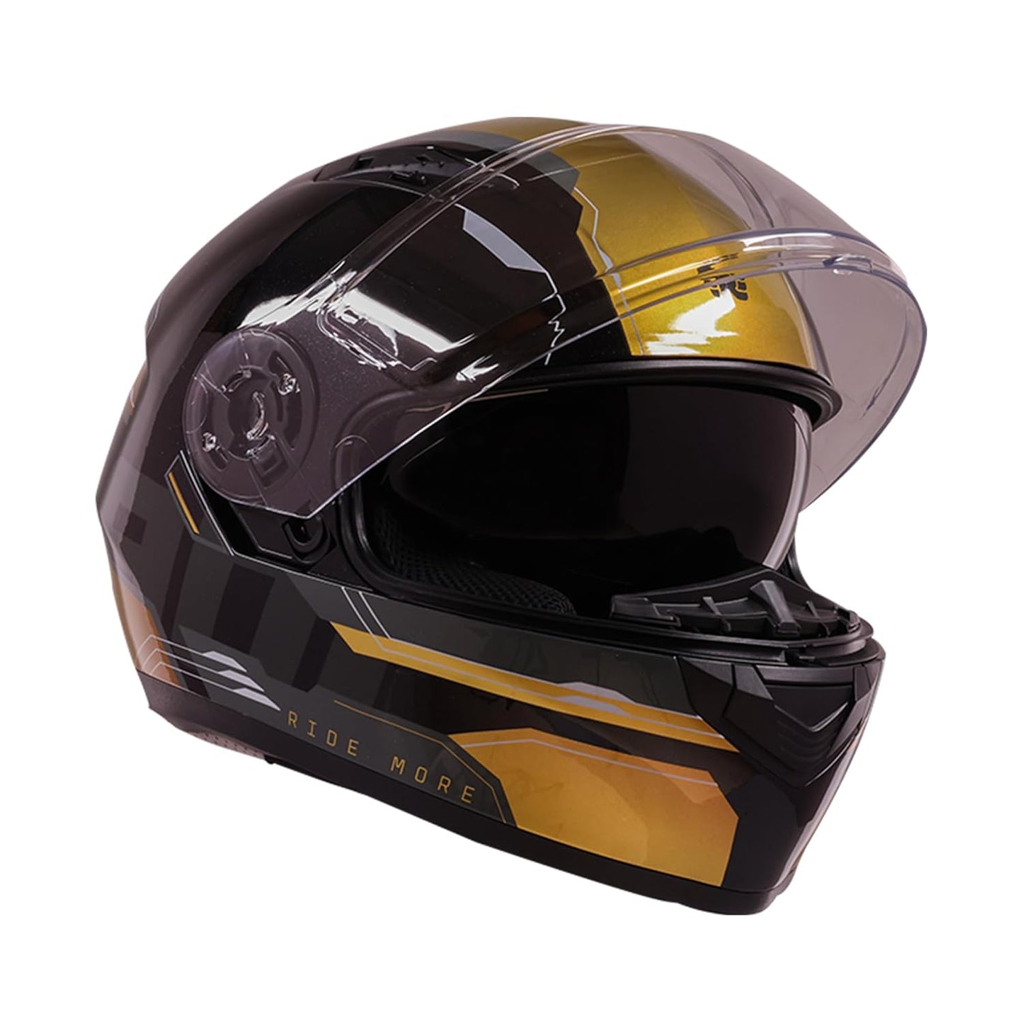 Royal Enfield Lightwing Ride More 1901 Full Face Helmet (Size: XL)-HEA240025-BLACK