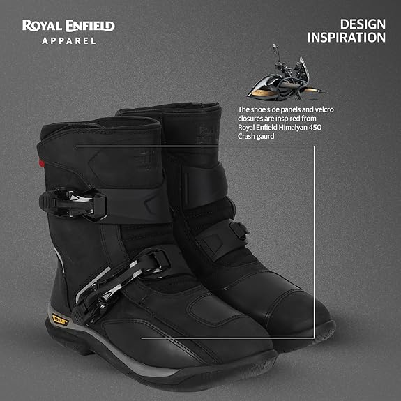 Royal Enfield Wanderer Black Riding Boots