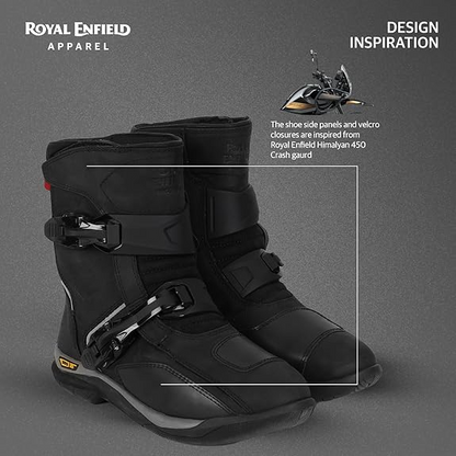 Royal Enfield Wanderer Black Riding Boots
